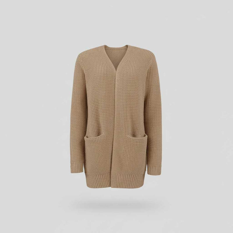 Cozy Black Long Cardigan | Women's Oversized Winter Layering Piece