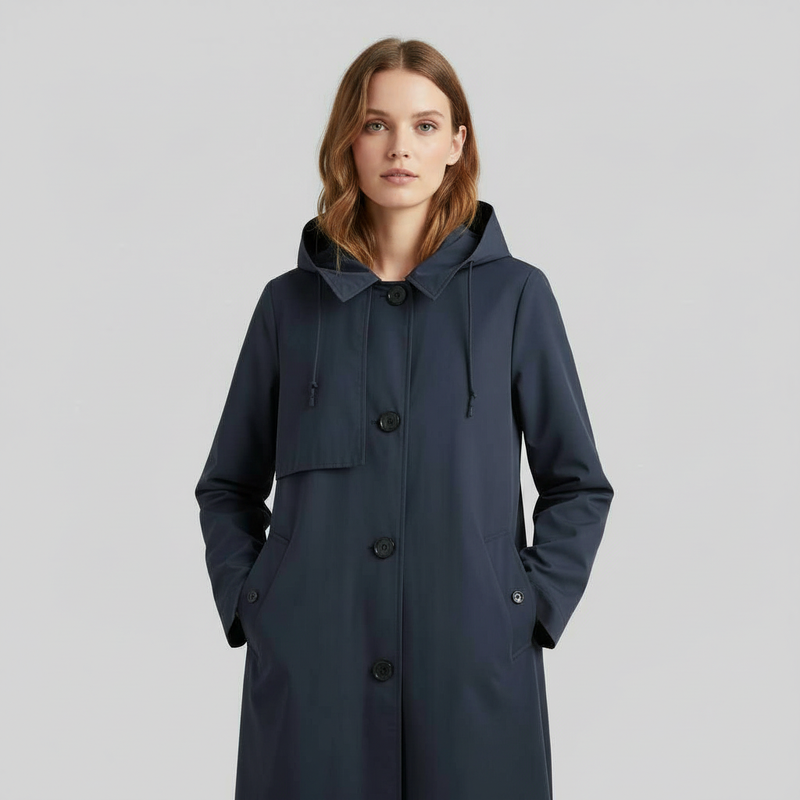 Classic Long Trench Coat | Women's Winter Outerwear
