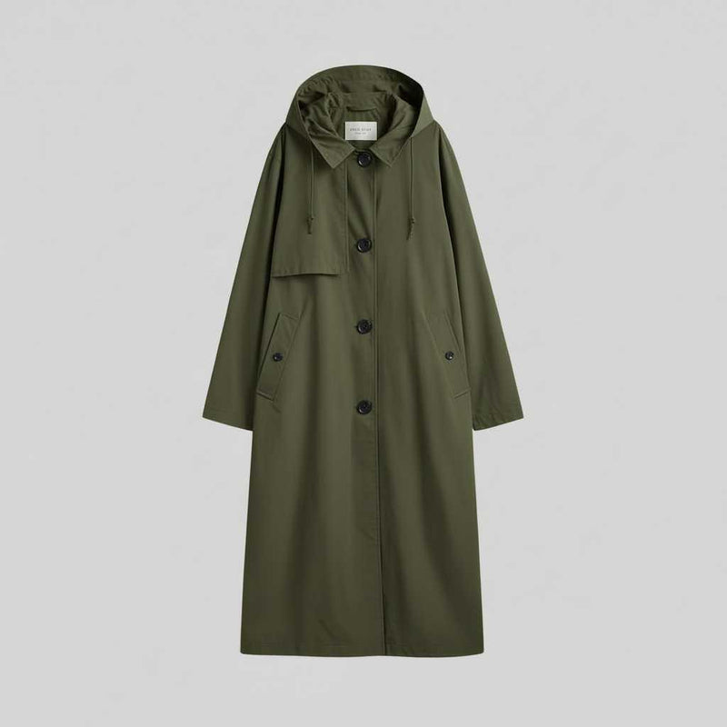 Classic Long Trench Coat | Women's Winter Outerwear