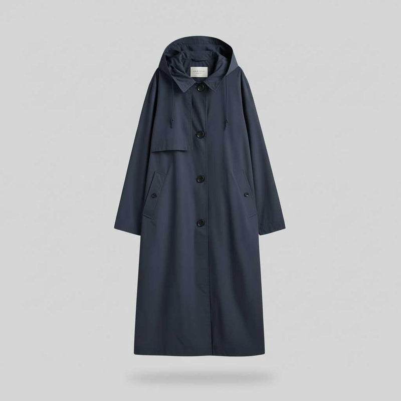 Classic Long Trench Coat | Women's Winter Outerwear