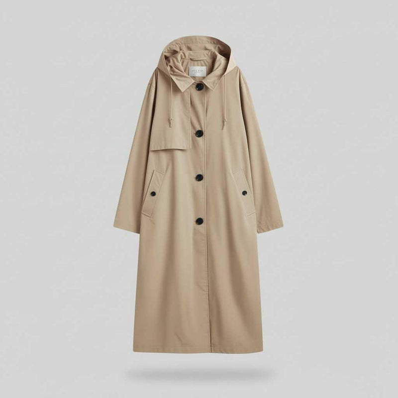 Classic Long Trench Coat | Women's Winter Outerwear
