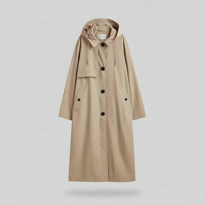 Classic Long Trench Coat | Women's Winter Outerwear