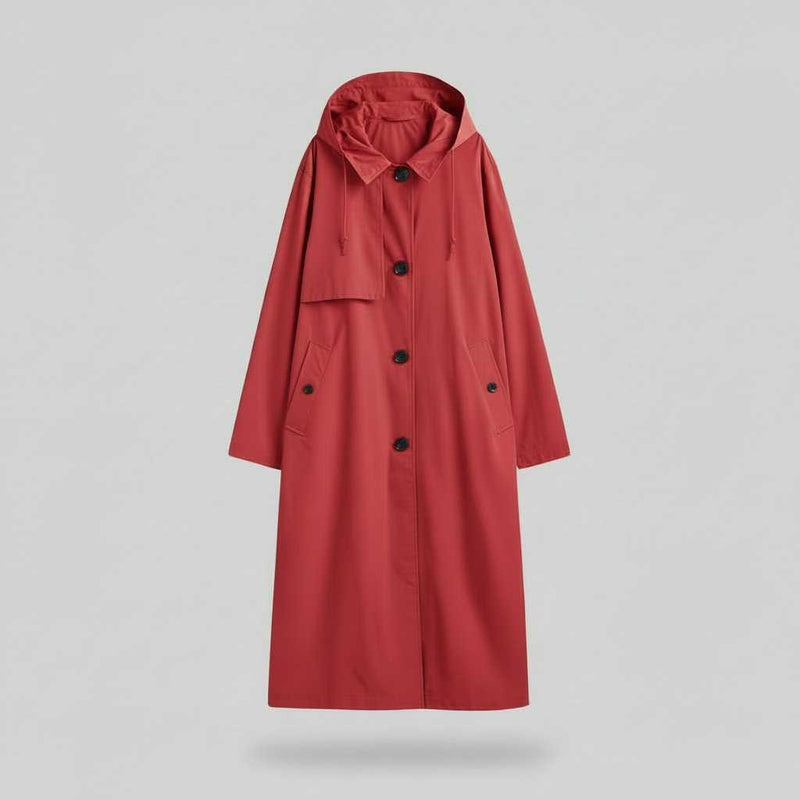 Classic Long Trench Coat | Women's Winter Outerwear