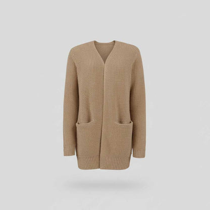 Cozy Black Long Cardigan | Women's Oversized Winter Layering Piece