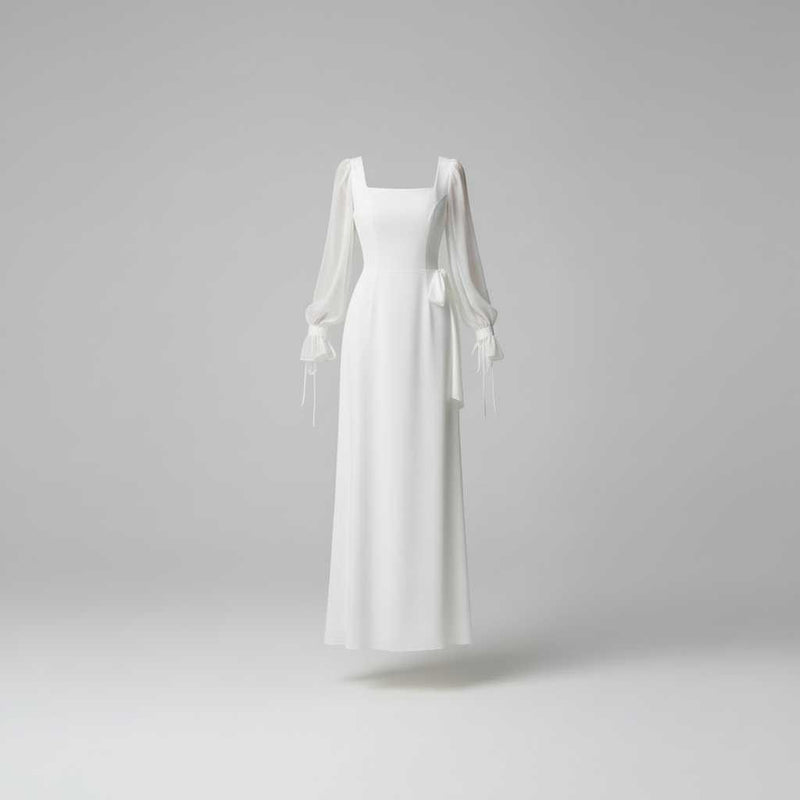 Elegant Long Sleeve Maxi Dress | Women's Formal Dress