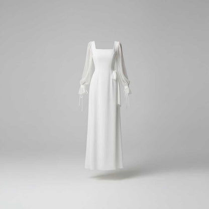 Elegant Long Sleeve Maxi Dress | Women's Formal Dress