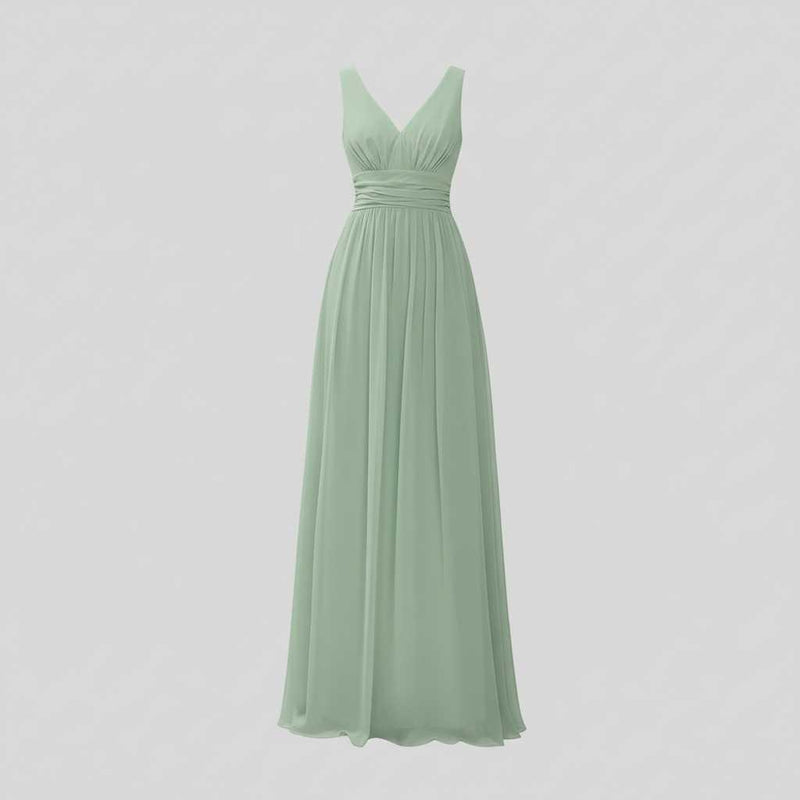 Elegant V-Neck Maxi Dress | Women's Summer Formal Dress