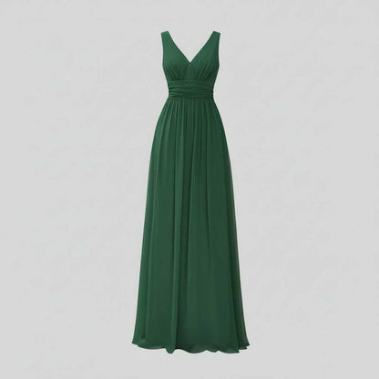 Elegant V-Neck Maxi Dress | Women's Summer Formal Dress