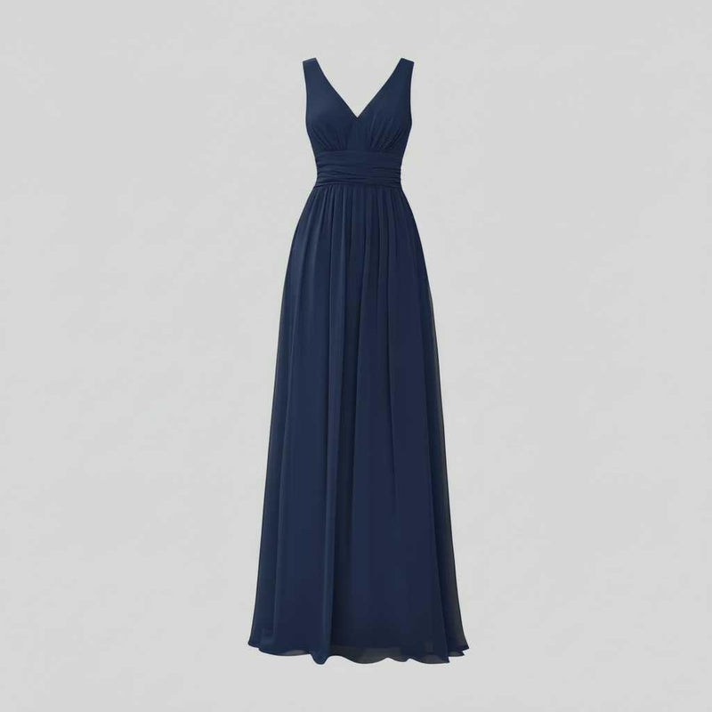 Elegant V-Neck Maxi Dress | Women's Summer Formal Dress