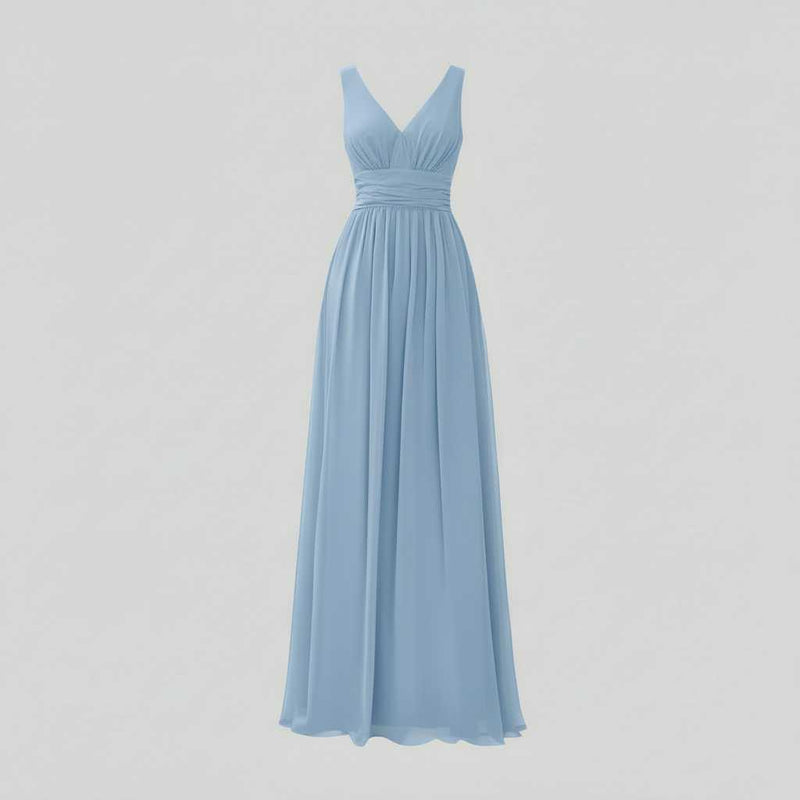 Elegant V-Neck Maxi Dress | Women's Summer Formal Dress
