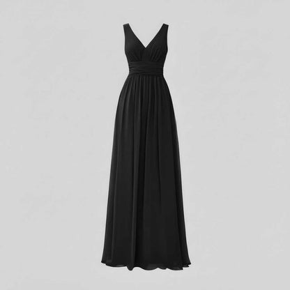 Elegant V-Neck Maxi Dress | Women's Summer Formal Dress