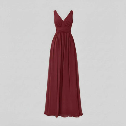 Elegant V-Neck Maxi Dress | Women's Summer Formal Dress