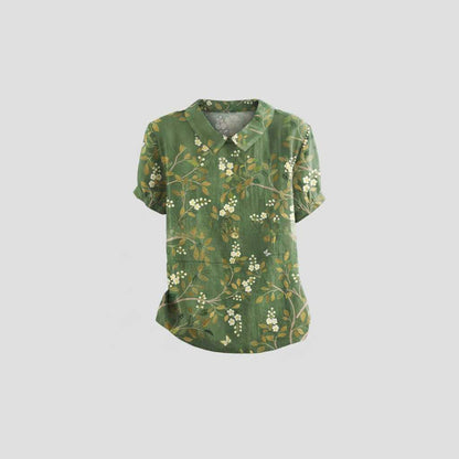 Floral Vintage Blouse | Women's Casual Top