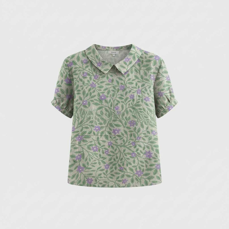 Floral Vintage Blouse | Women's Casual Top