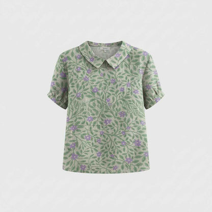 Floral Vintage Blouse | Women's Casual Top