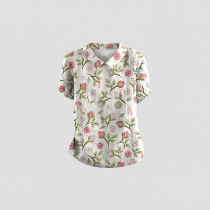 Floral Vintage Blouse | Women's Casual Top