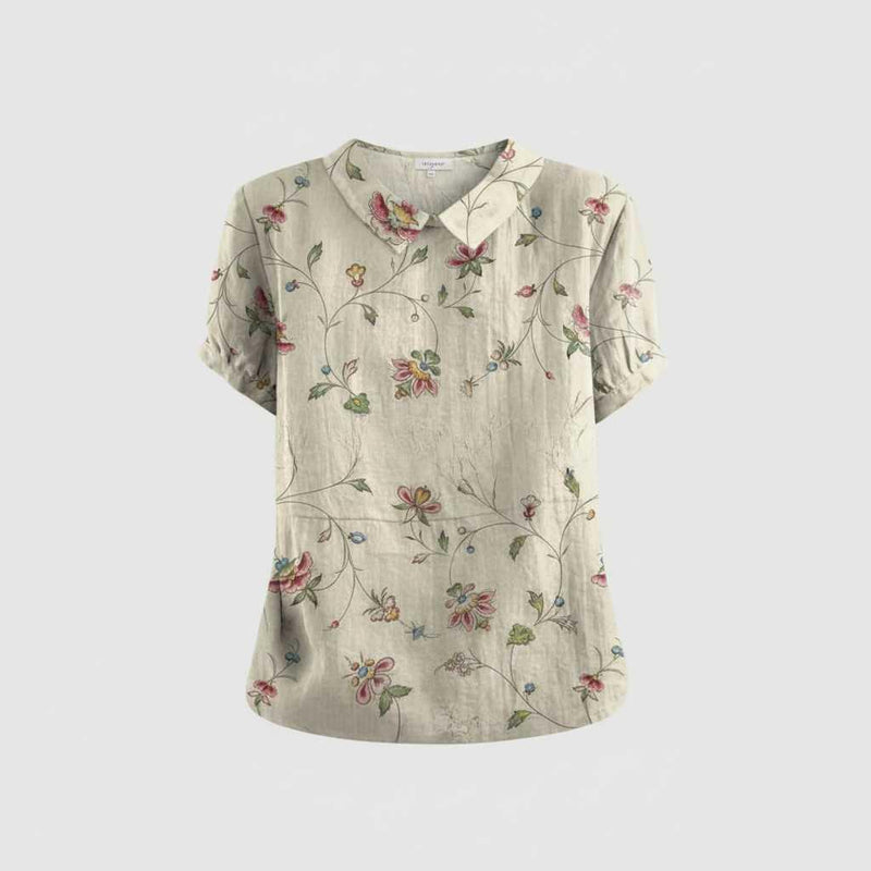 Floral Vintage Blouse | Women's Casual Top