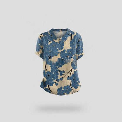 Floral Vintage Blouse | Women's Casual Top