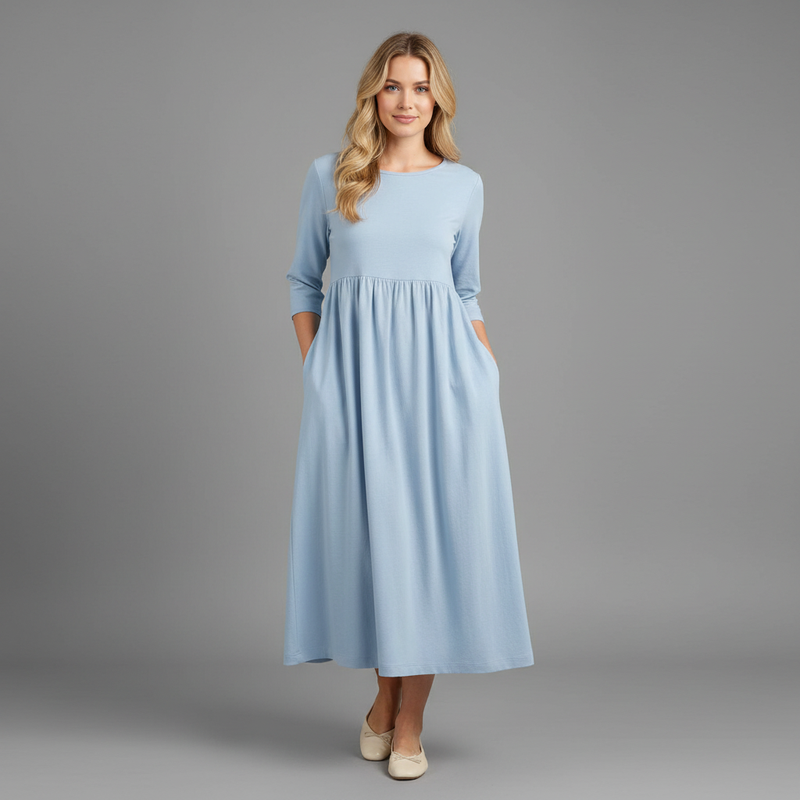 Loose Fit Summer Midi Dress | Women's Casual Dress