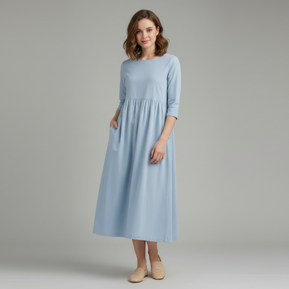 Loose Fit Summer Midi Dress | Women's Casual Dress