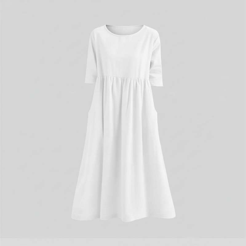 Loose Fit Summer Midi Dress | Women's Casual Dress