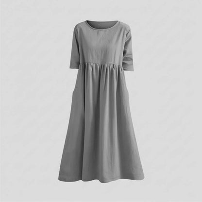 Loose Fit Summer Midi Dress | Women's Casual Dress