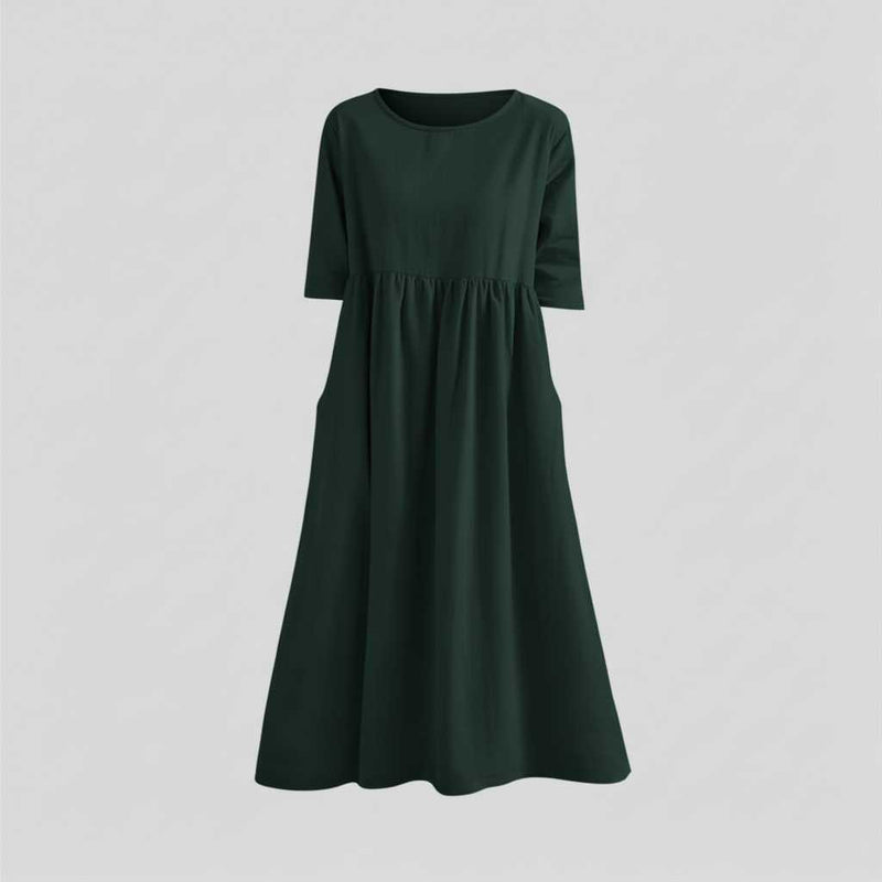Loose Fit Summer Midi Dress | Women's Casual Dress