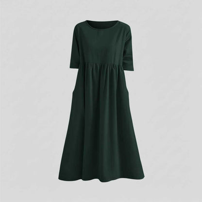 Loose Fit Summer Midi Dress | Women's Casual Dress