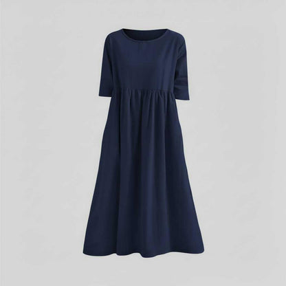 Loose Fit Summer Midi Dress | Women's Casual Dress
