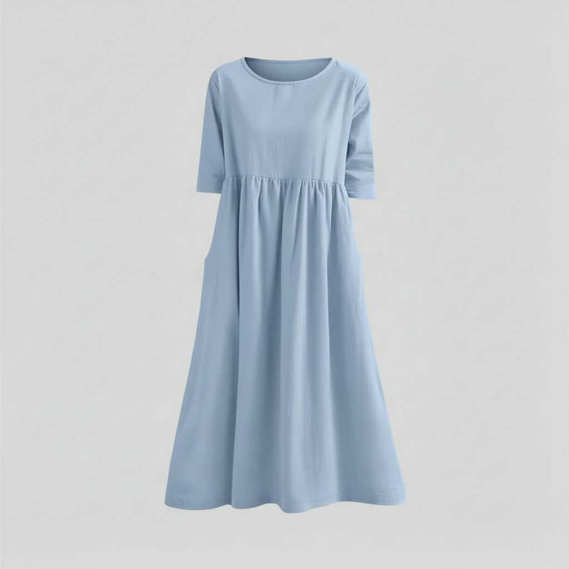 Loose Fit Summer Midi Dress | Women's Casual Dress