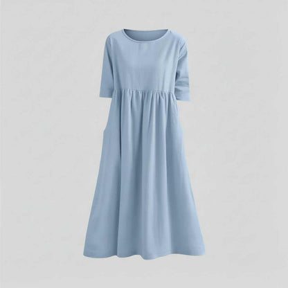 Loose Fit Summer Midi Dress | Women's Casual Dress