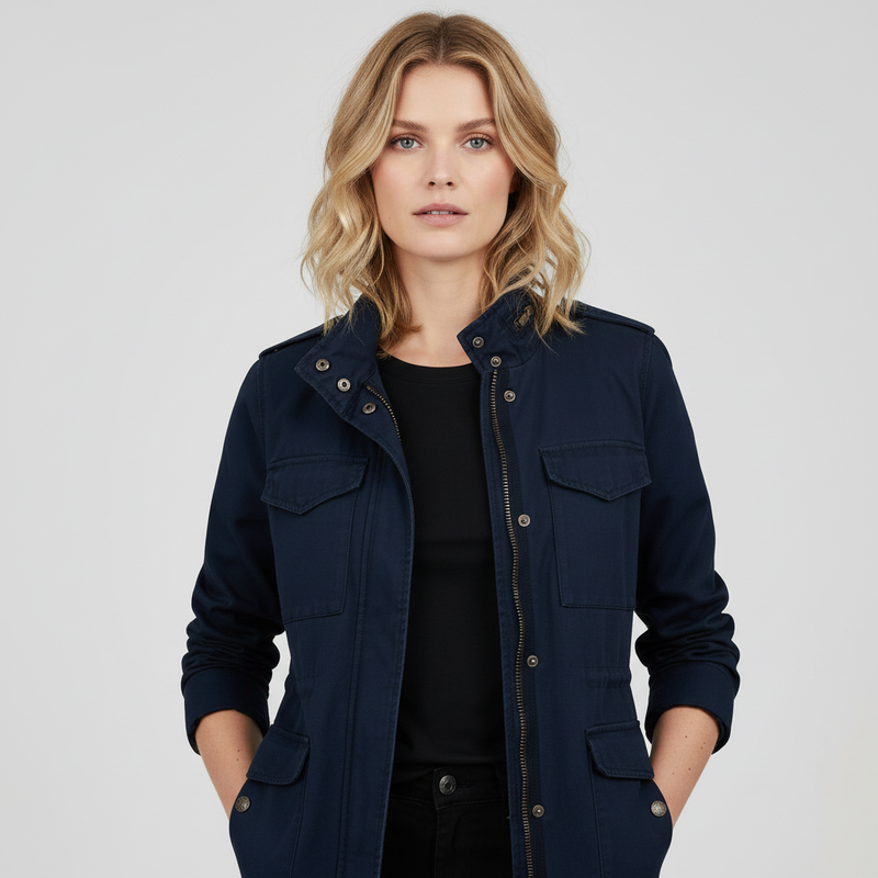 Modern Women's Zipper Jacket | Casual Women's Coat