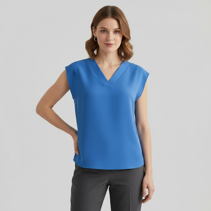V-Neck Summer Blouse | Women's Casual Top