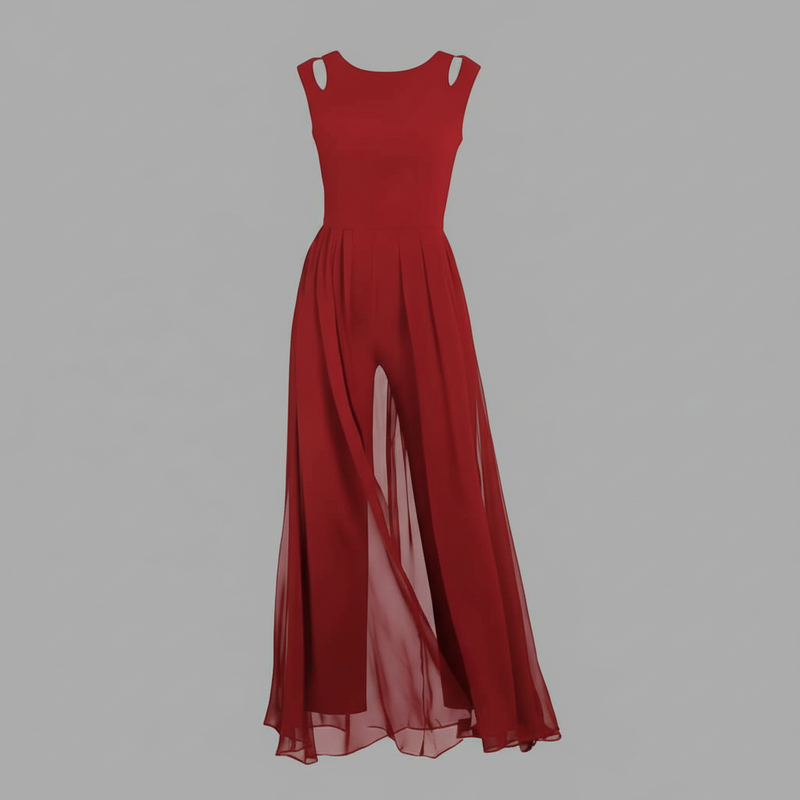 White Sleeveless Wide Leg Jumpsuit | Women's Summer Fashion
