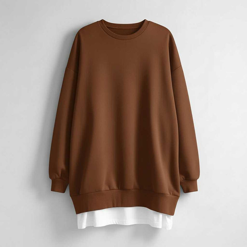 Women's Oversized Sweatshirt | Cozy Long Sleeve Top