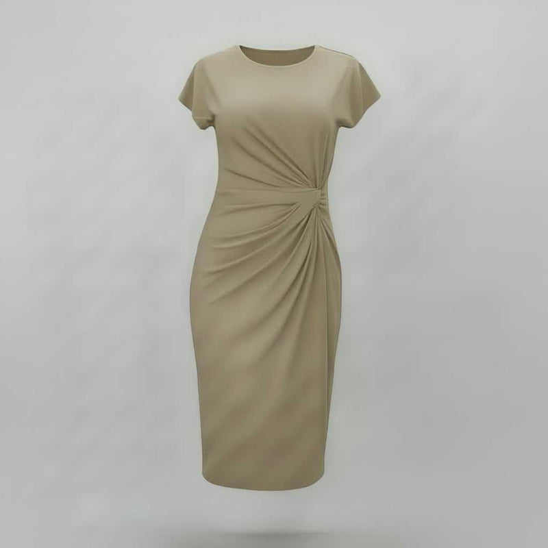 Women's Short Sleeve Midi Dress | Formal Dresses