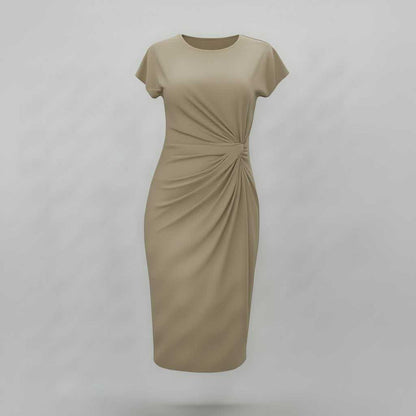 Women's Short Sleeve Midi Dress | Formal Dresses
