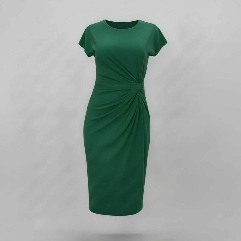 Women's Short Sleeve Midi Dress | Formal Dresses