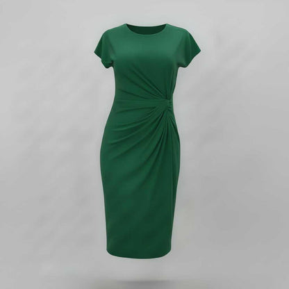 Women's Short Sleeve Midi Dress | Formal Dresses