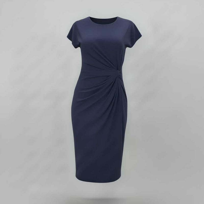 Women's Short Sleeve Midi Dress | Formal Dresses