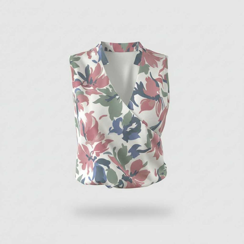 Women's V-Neck Summer Top | Casual Wear