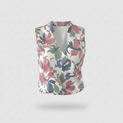 Women's V-Neck Summer Top | Casual Wear
