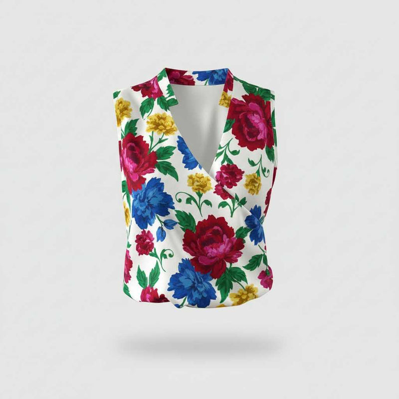 Women's V-Neck Summer Top | Casual Wear